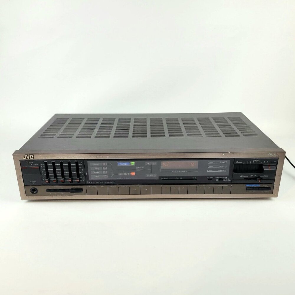 JVC R-X220 Stereo AM FM Vintage Receiver 1980s